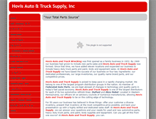 Tablet Screenshot of hovisauto.com